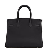 Hermes Birkin 30 Black Togo Palladium Hardware
