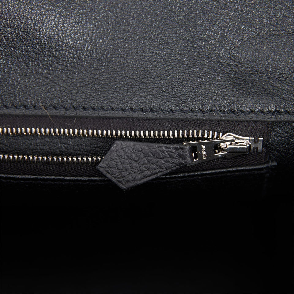 Hermes Birkin 30 Black Togo Palladium Hardware