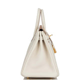 Hermes Birkin 25 Craie Togo Gold Hardware