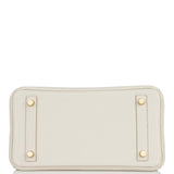 Hermes Birkin 25 Craie Togo Gold Hardware