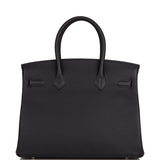 Hermes Birkin 30 Black Togo Palladium Hardware