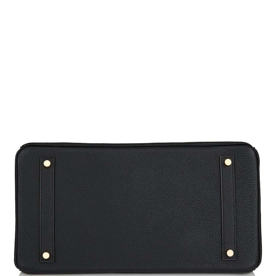 Hermes Birkin 35 Black Togo Gold Hardware