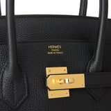 Hermes Birkin 35 Black Togo Gold Hardware