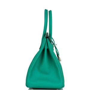 Hermes Birkin 30 Vert Jade Epsom Palladium Hardware