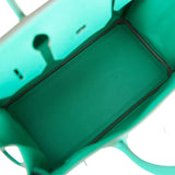Hermes Birkin 30 Vert Jade Epsom Palladium Hardware