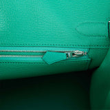 Hermes Birkin 30 Vert Jade Epsom Palladium Hardware