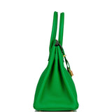 Hermes Birkin 30 Bambou Clemence Gold Hardware