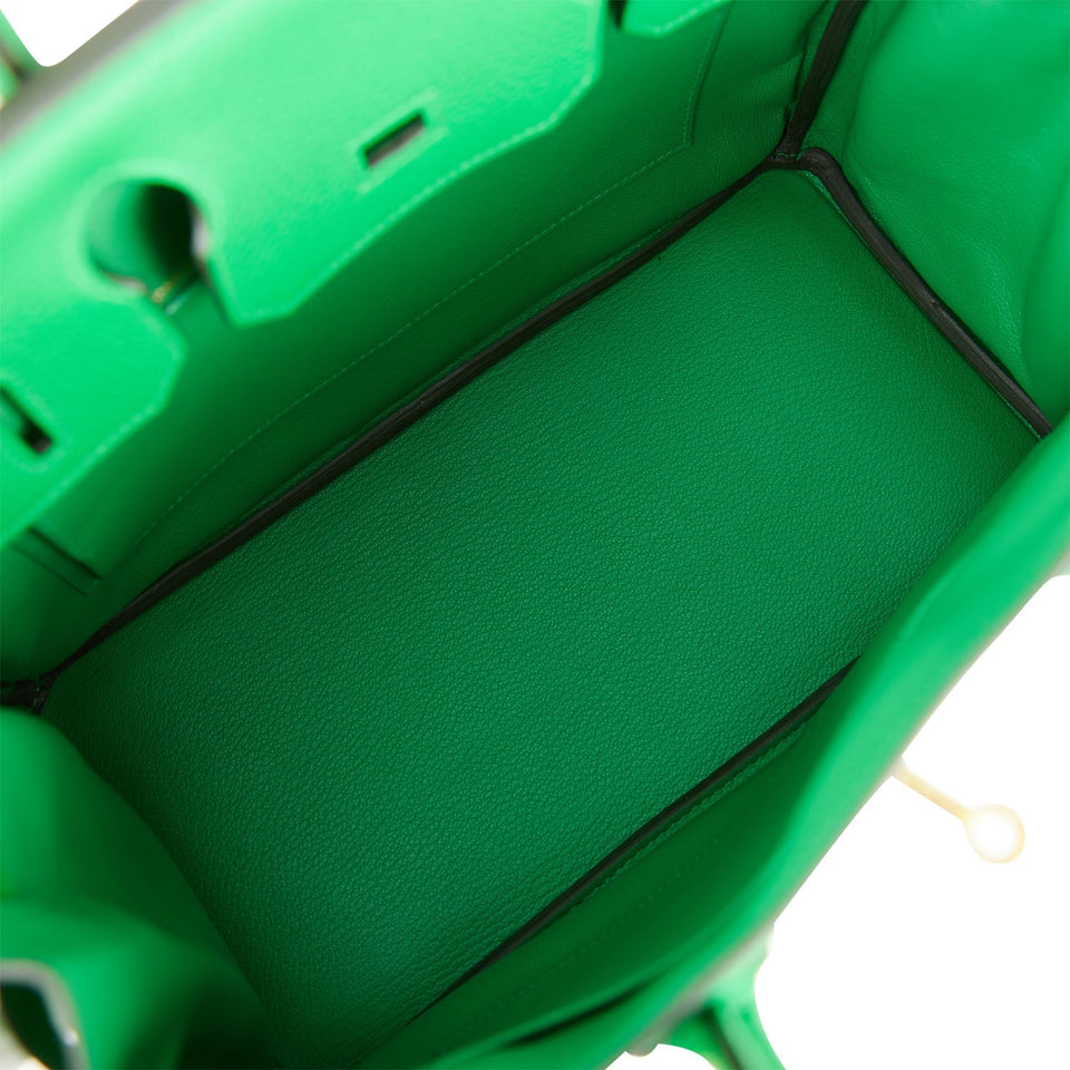 Hermes Birkin 30 Bambou Clemence Gold Hardware