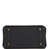 Hermes Birkin 25 Black Togo Gold Hardware