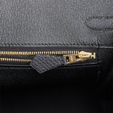 Hermes Birkin 25 Black Togo Gold Hardware