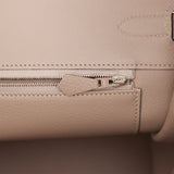 Hermes Birkin 35 Gris Tourterelle Togo Palladium Hardware