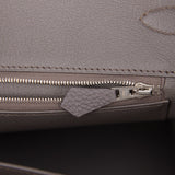 Hermes Birkin 35 Etain Togo Palladium Hardware