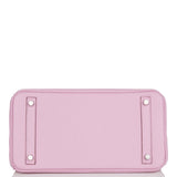 Hermes Birkin 30 Mauve Sylvestre Clemence Palladium Hardware