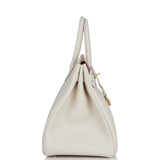 Hermes Birkin 35 Craie Togo Gold Hardware
