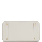 Hermes Birkin 35 Craie Togo Gold Hardware