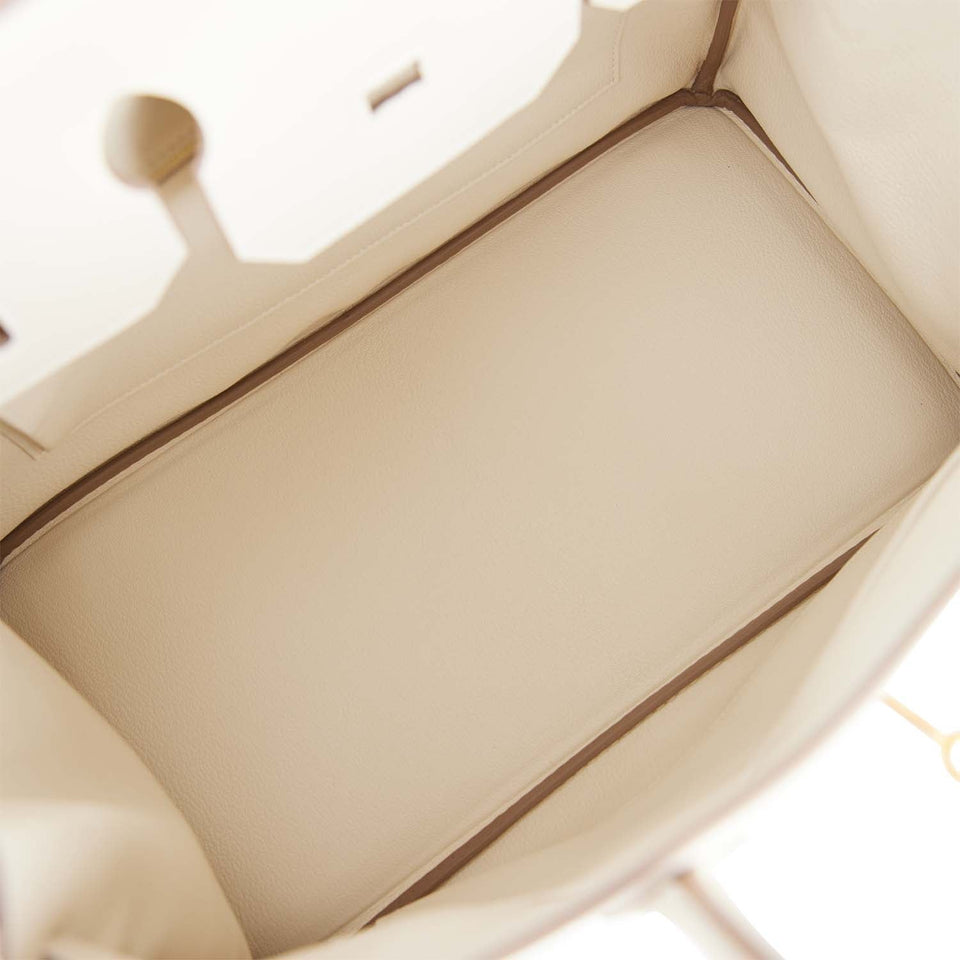 Hermes Birkin 35 Craie Togo Gold Hardware