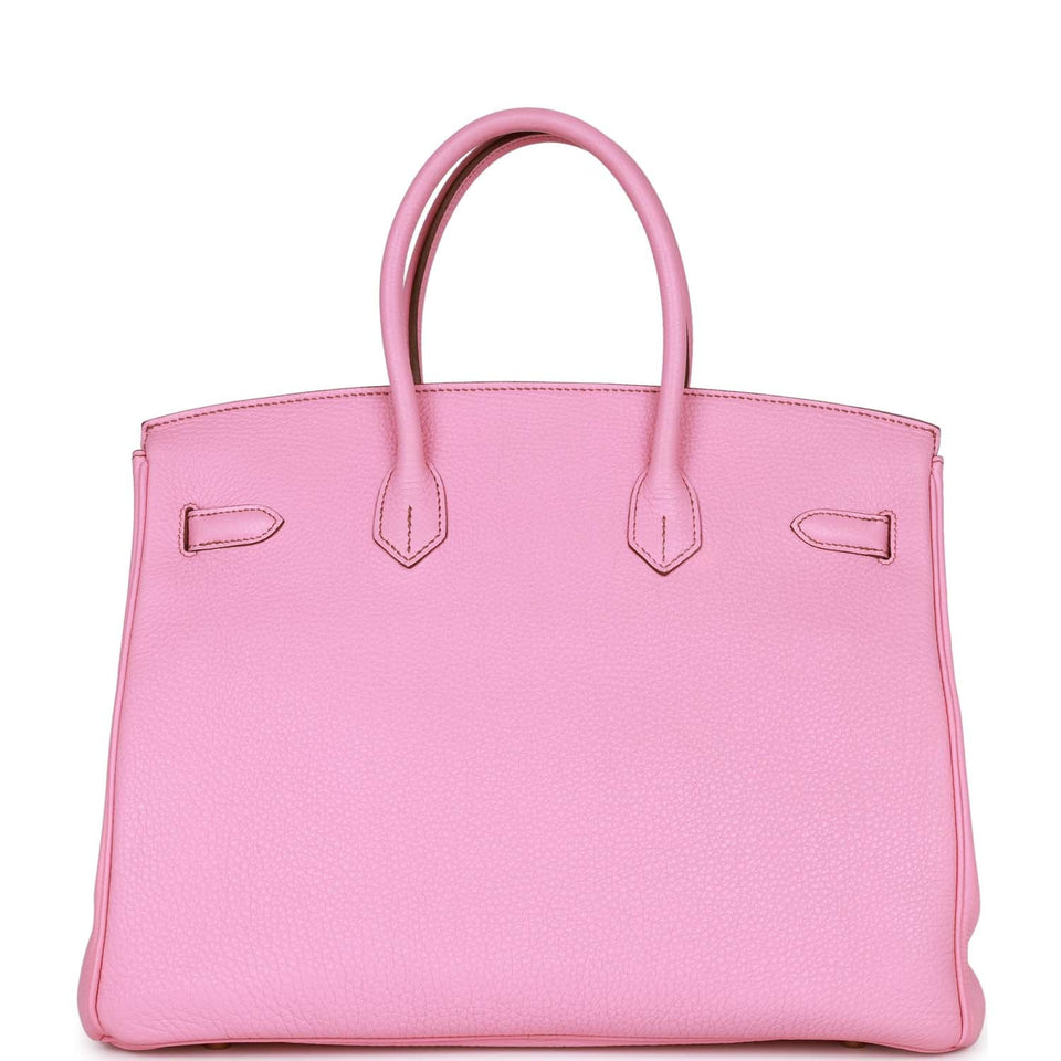 Hermes Birkin 35 Bubblegum Togo Gold Hardware
