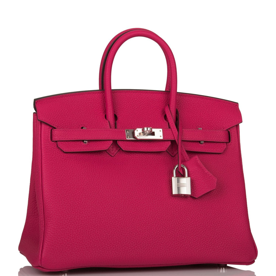 Hermes Birkin 25 Rose Mexico Togo Palladium Hardware