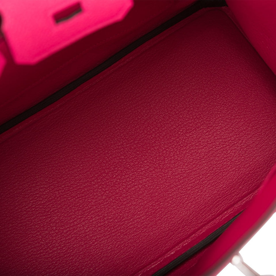 Hermes Birkin 25 Rose Mexico Togo Palladium Hardware