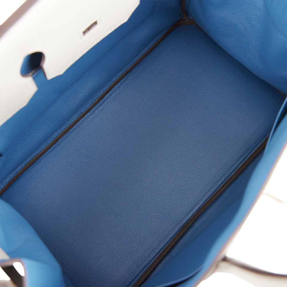 Hermes Birkin 35 Gris Mouette Verso Togo Palladium Hardware