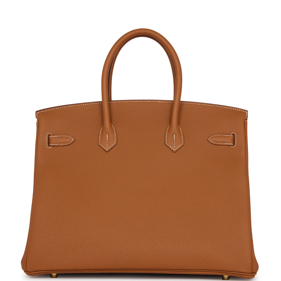 Hermes Birkin 35 Gold Togo Gold Hardware