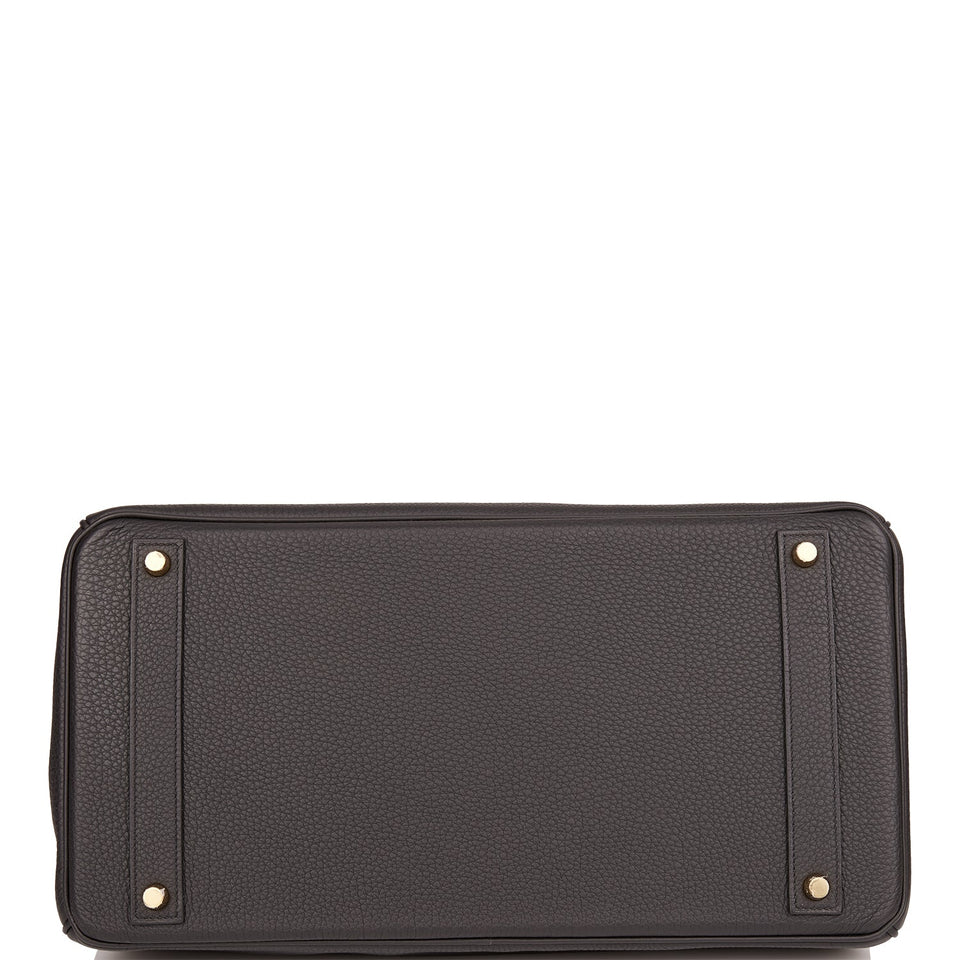 Hermes Birkin 40 Black Togo Gold Hardware