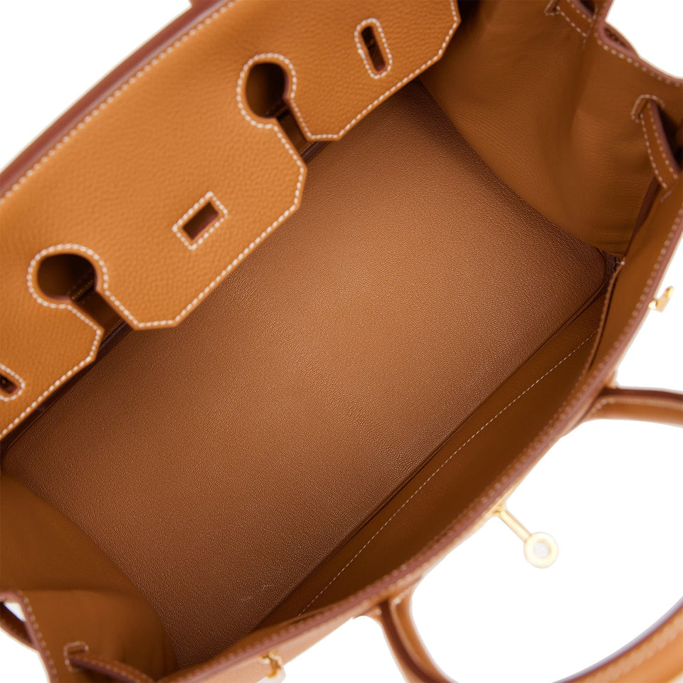 Hermes Birkin 35 Gold Togo Gold Hardware