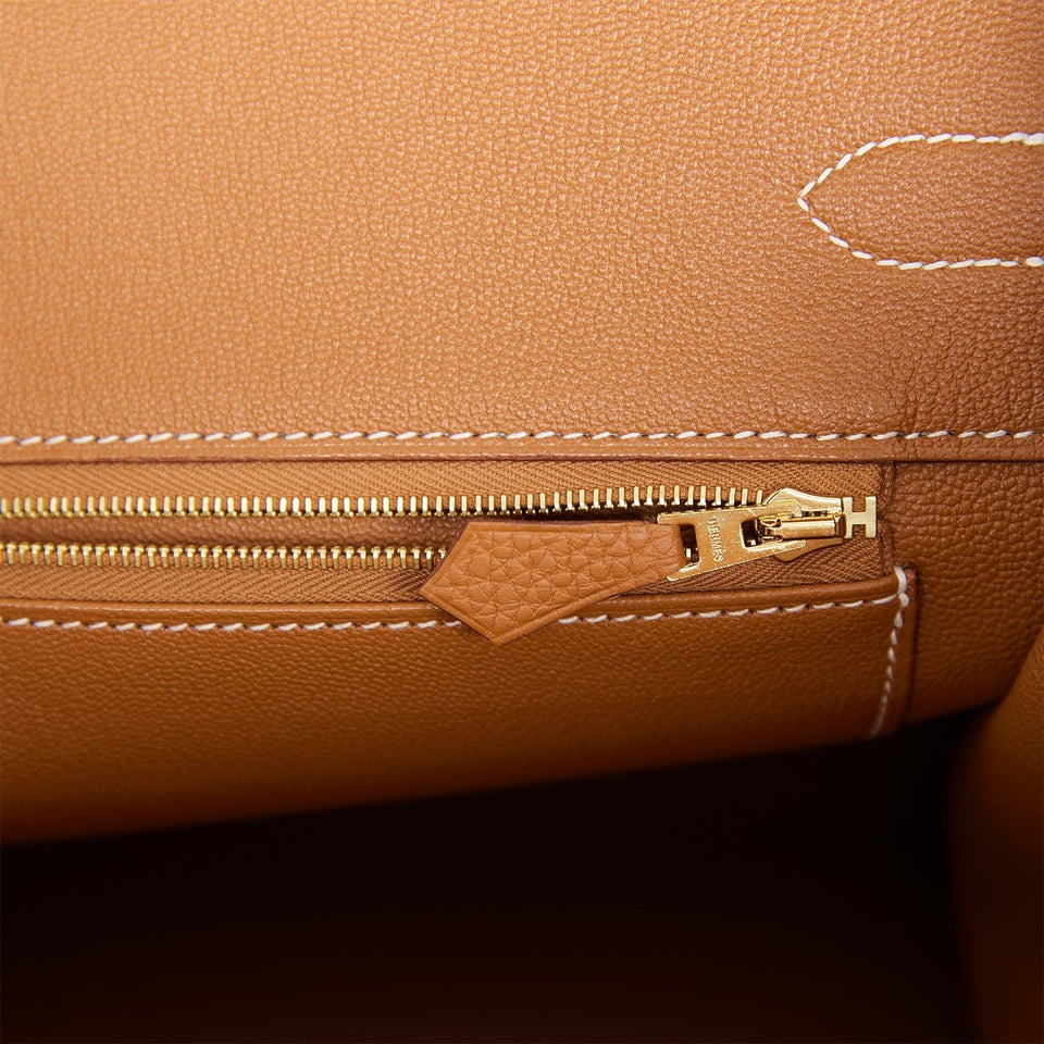 Hermes Birkin 35 Gold Togo Gold Hardware
