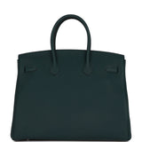 Hermes Birkin 35 Vert Cypress Togo Palladium Hardware