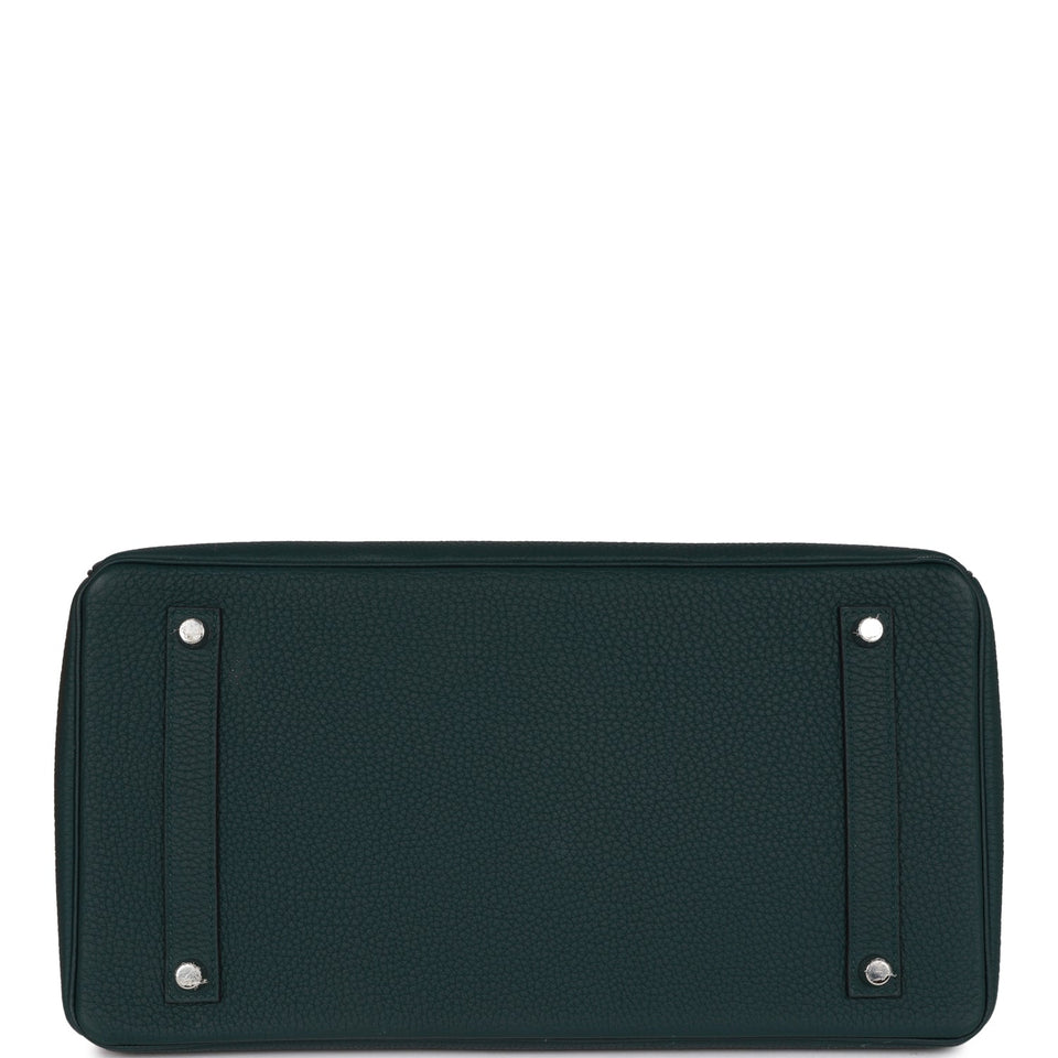 Hermes Birkin 35 Vert Cypress Togo Palladium Hardware