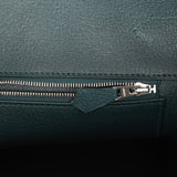 Hermes Birkin 35 Vert Cypress Togo Palladium Hardware