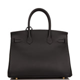 Hermes Birkin 30 Black Epsom Gold Hardware