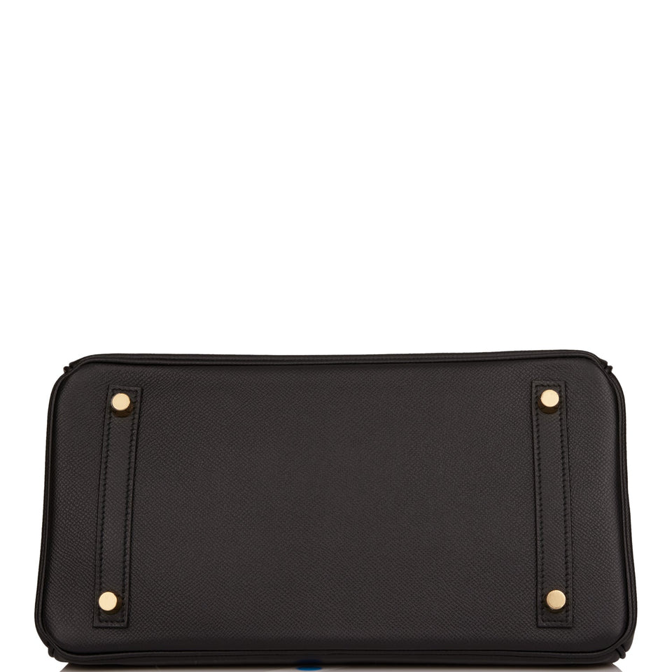Hermes Birkin 30 Black Epsom Gold Hardware