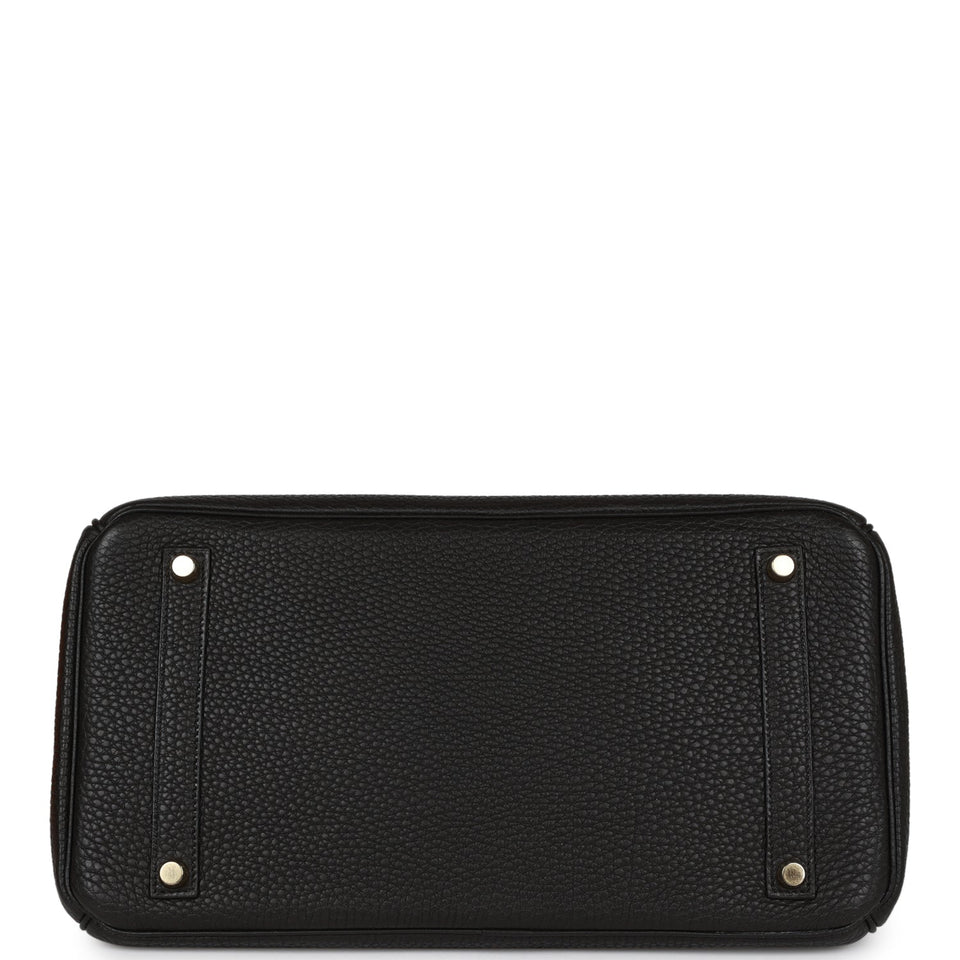 Hermes Birkin 35 Black Togo Gold Hardware
