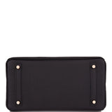 Hermes Birkin 30 Black Togo Rose Gold Hardware