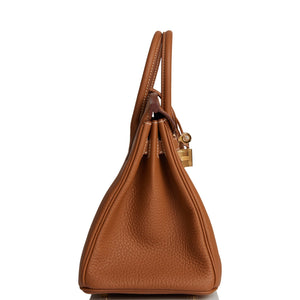 Hermes Birkin 25 Gold Togo Gold Hardware