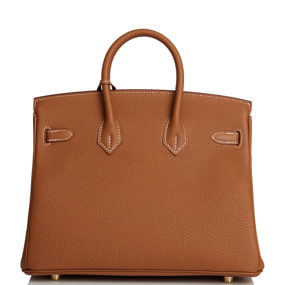 Hermes Birkin 25 Gold Togo Gold Hardware