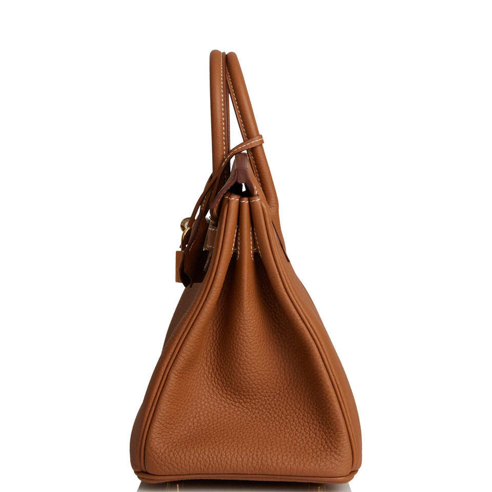 Hermes Birkin 25 Gold Togo Gold Hardware