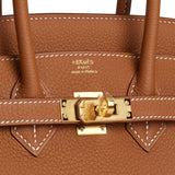 Hermes Birkin 25 Gold Togo Gold Hardware
