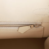 Hermes Birkin 30 Craie Epsom Palladium Hardware