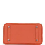 Hermes Birkin 25 Orange Togo Palladium Hardware