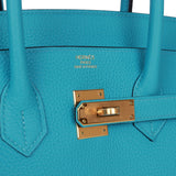 Hermes Birkin 35 Bleu de Nord Togo Goldhardware