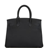 Hermes Birkin 30 Black Togo Palladium Hardware
