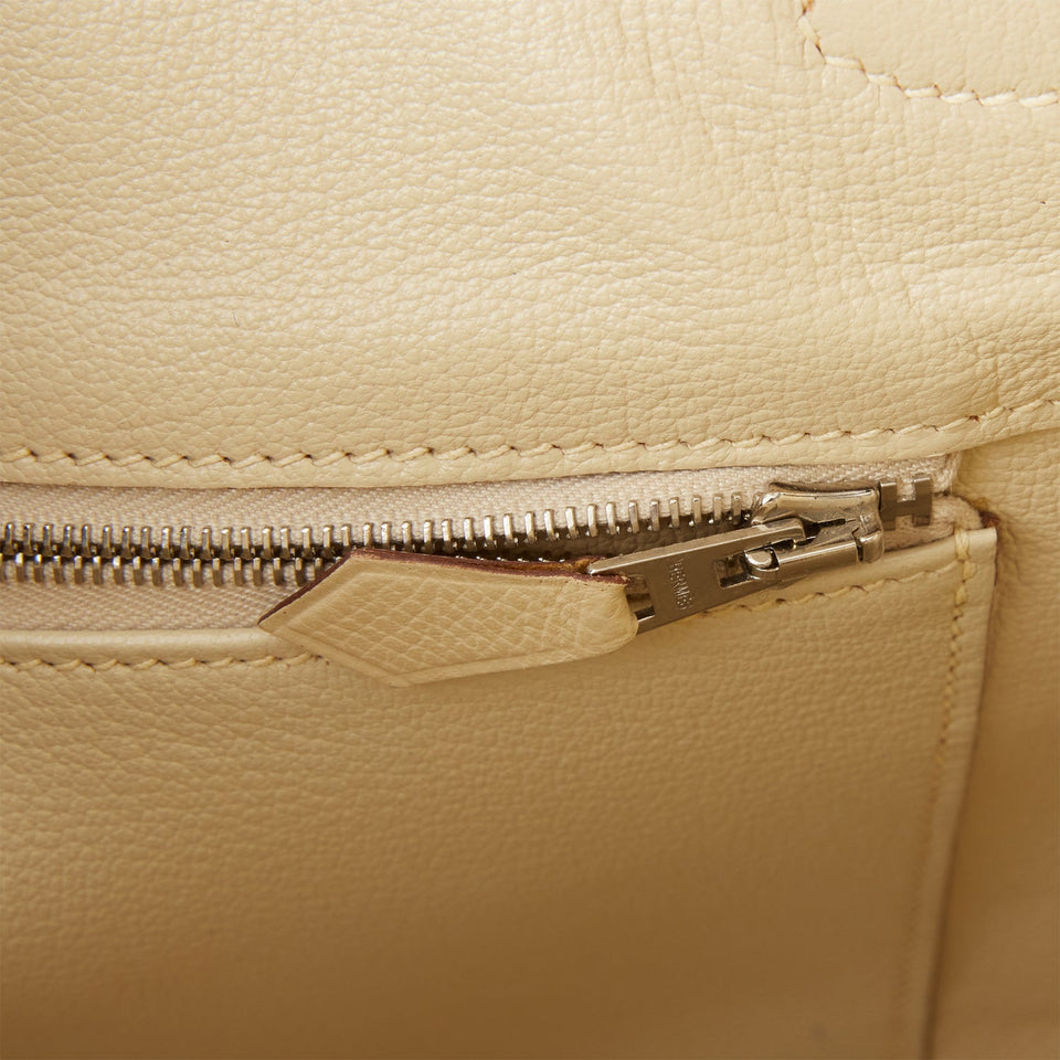 Hermes Birkin 35 Parchemin Epsom Palladium Hardware