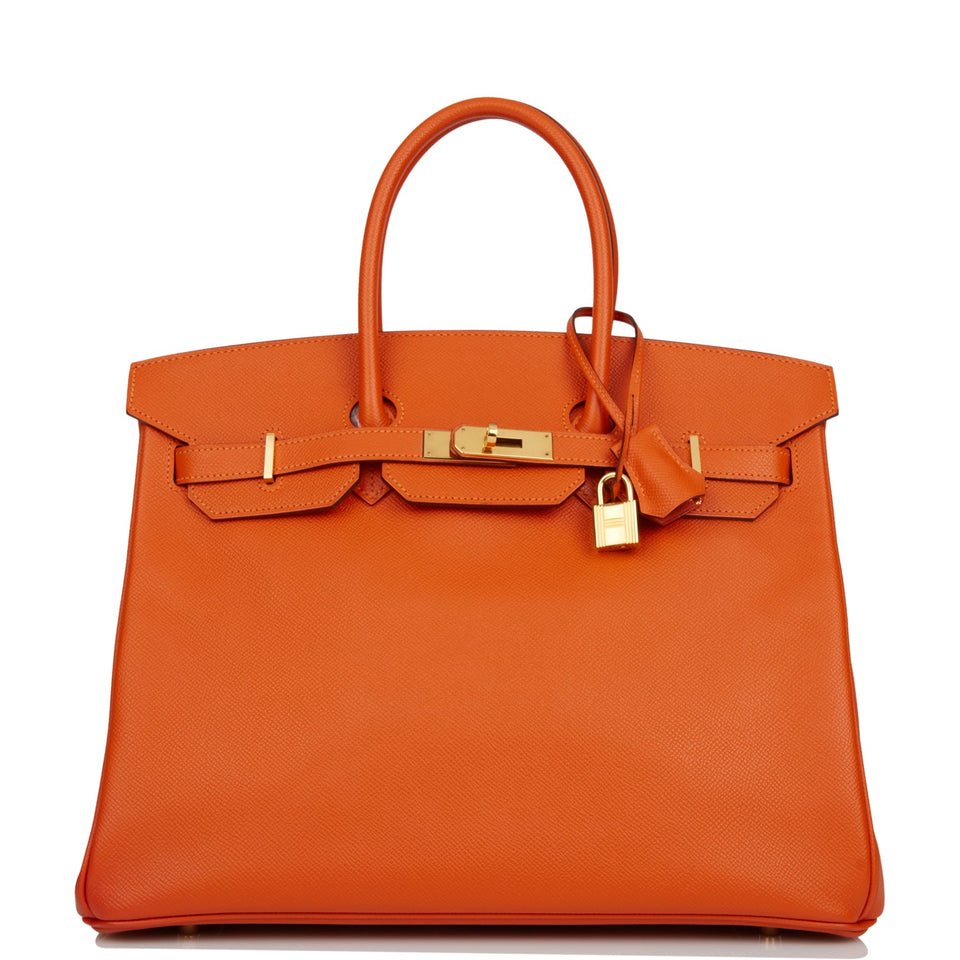 Hermes Birkin 35 Mangue Epsom Gold Hardware