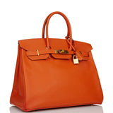 Hermes Birkin 35 Mangue Epsom Gold Hardware