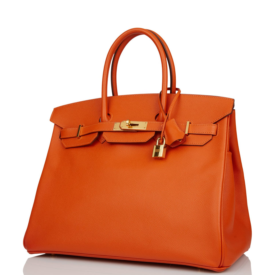 Hermes Birkin 35 Mangue Epsom Gold Hardware