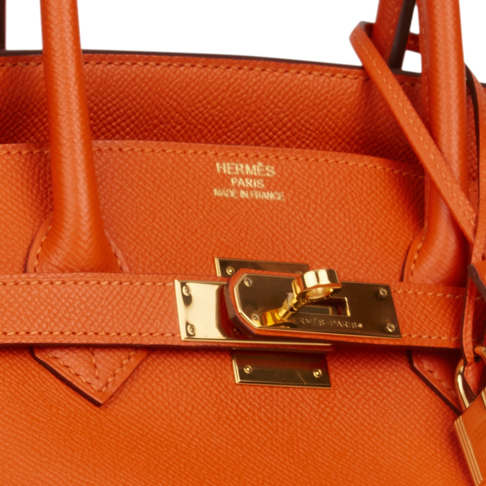 Hermes Birkin 35 Mangue Epsom Gold Hardware