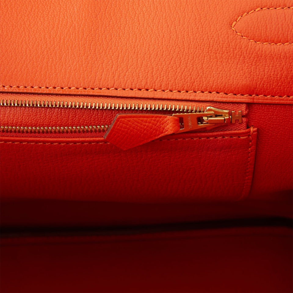 Hermes Birkin 35 Mangue Epsom Gold Hardware