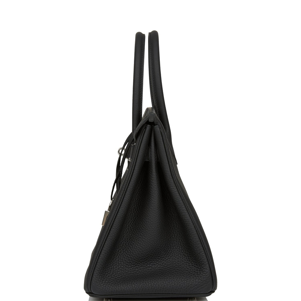 Hermes Birkin 30 Black Togo Palladium Hardware